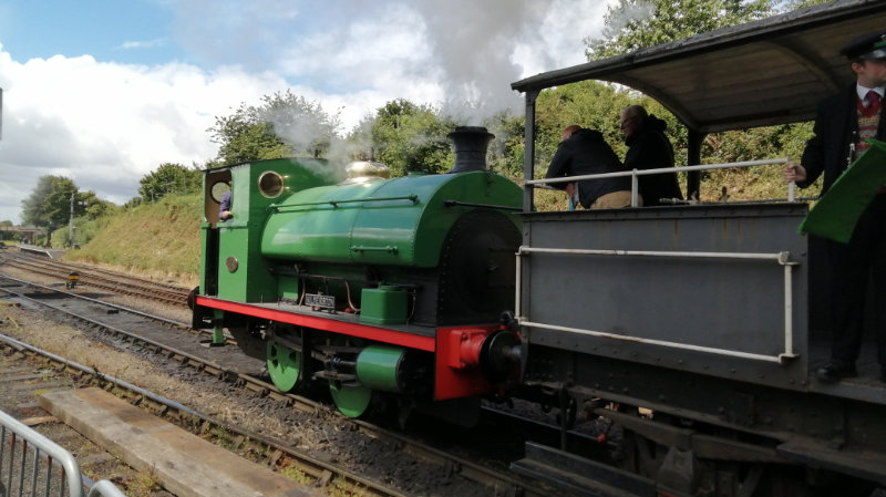 Kilmersdon providing brake van rides at Ropley