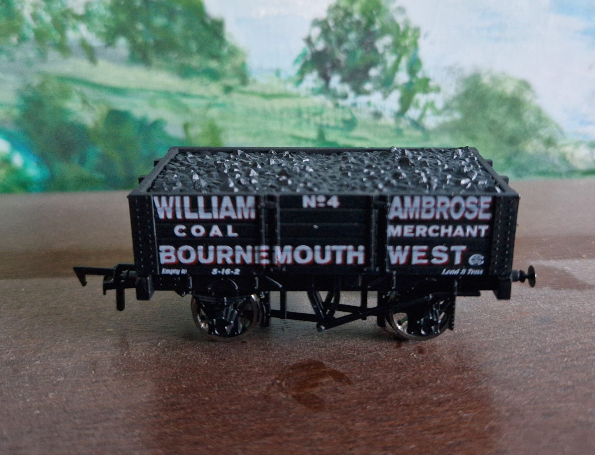 William Ambrose, coal merchant, Bournemouth West - model wagon